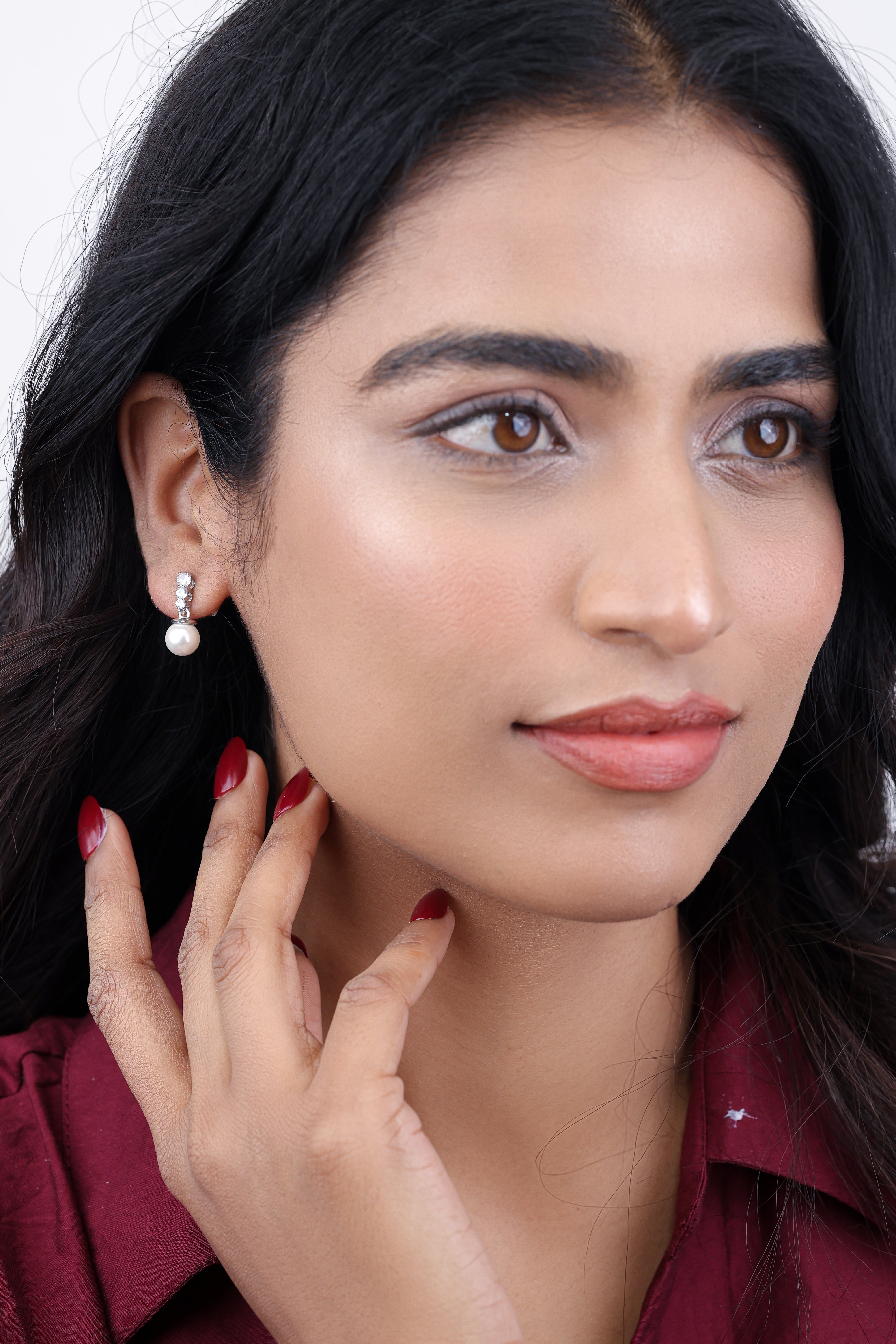 Sea Whisper Pearl Earrings